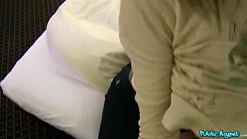 publicagent - college teen with tight body takes first huge cock in hotel! 😍