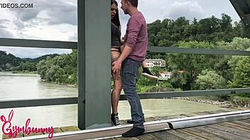 Hot German fitness enthusiasts in steamy outdoor sex scenes