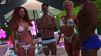 3D hentai featuring taboo university babes and blowbangs