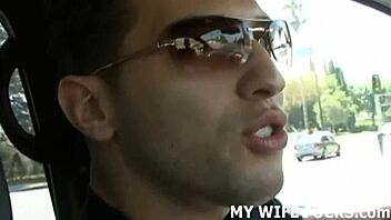 wife mia handles stranger’s huge cock