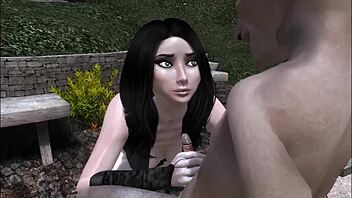 A woman willingly has sex with a 3D goblin