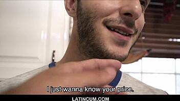 young straight boy paid for gay sex pov on street