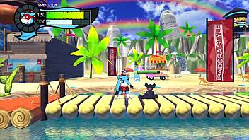 Oh So Hero Gay Hentai Ep 8: Endless Cumshot And Hot Footjob With Friend On Beach