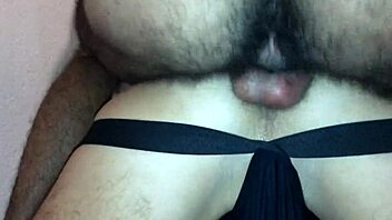 Two guys take turns creampieing Marc Ferri's ass with monster cocks