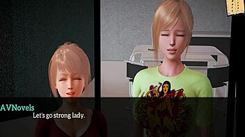 Blonde In Homemade Anime Family Scene 240