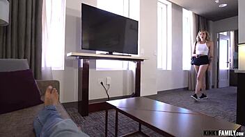 Hey, this kinky family fucks stepsis charlotte sins