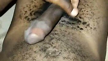 Gay Man Strokes Big Cock Alone
