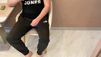 wife cheats with neighbor in homemade cowgirl