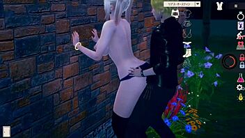 【性格ポジティブで明るい】 ai女プレイエロ動画 金髪爆乳jk編 エッチあり リアル3dcgエロゲーム【ヘンタイゲーム】