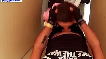 Risky Fast Blowjob In Public Toilet