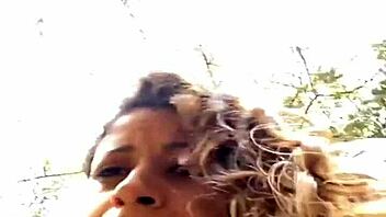 alana explores self-pleasure with small tits