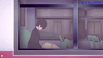 Futaba Sakura And Ann Takamaki Fuck Ren Amamiya Hard!