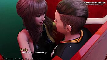 sexy teen deepthroats stranger at party