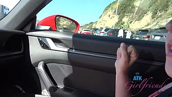 Kourtney Ray's beach date turns into steamy POV action