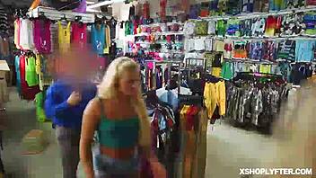 Shoplifter Lily Glee Gets Her Pussy Fucked Hard In Missionary At The Office