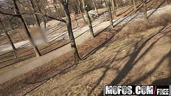 Katarina's Public Fuck Caught on Tape by Mofos