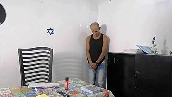 Heldig student knuller storrumpa lærerinne med tight finish