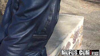 Katarina's Public Fuck Caught on Tape by Mofos