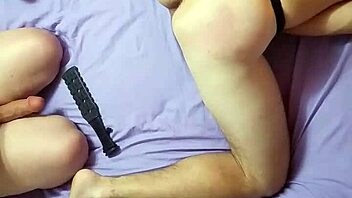 Chubby Teen Nicky Dominates With Strap-On Prostate Play