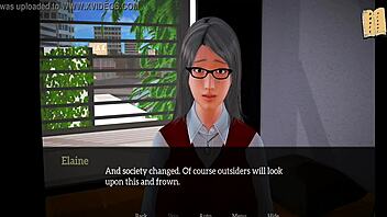 Blonde In Homemade Anime Family Scene 240