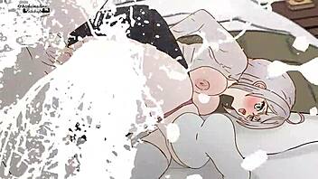 Mother in law hentai parody scene