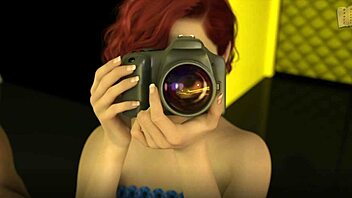 Watching a cheer routine with big tits