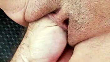 Intimate car session involving fisting and wet pussy play