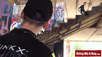 casper ivarsson and jack flynn bareback in the outdoors