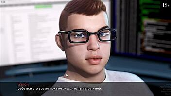 anime whore gets cum in pussy and ass from big cock fucking