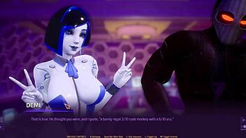 Hot Robot Slut Sucks Cock in Space - Subverse Episode 1