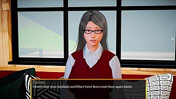 In my new family 502, the redhead with small tits navigates family dynamics.