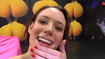 Hot milf gets facial in this weird porn video