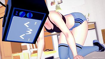 I Rub Tv Woman's Vagina To Warm Her Up In The Toilet