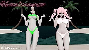 i'm watching hentai3animesextv chapter 3, dancing and having sex with my favorite mistress and her friend