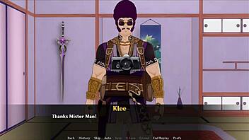 I'm klee in this prank adventure, getting gangbanged and bound outdoors with toys and fingering.