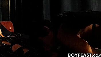 Twinks In Scary Costumes Suck Monster Cocks And Masturbate Intensely