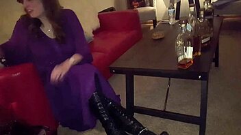 Sexy Wife Turns Slut in Wet Cuckold Evening with Sucking and Fucking