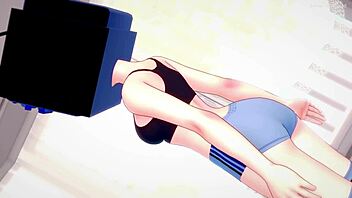 I Rub Tv Woman's Vagina To Warm Her Up In The Toilet