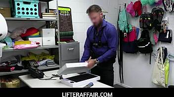 Lifteraffair - Young 18+ Blonde Chanel Camryn Ratted Out By Her Friends And Gets Caught Shoplifting By Officer Justin