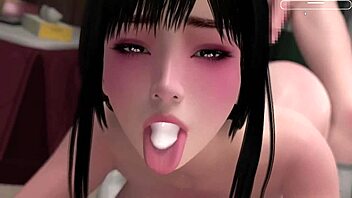 part 2 - japanese teen 18+ in steamy threesome with friend