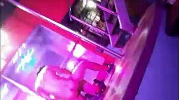 Dancing at the night club in Ecuador.