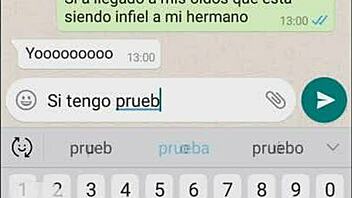 unfaithful sister-in-law's whore shares everything on whatsapp