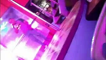 Dancing at the night club in Ecuador.