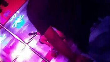 Dancing at the night club in Ecuador.