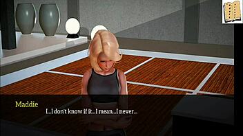 A walkthrough of the erotic visual novel My new family 19
