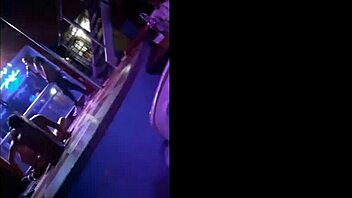 Dancing at the night club in Ecuador.