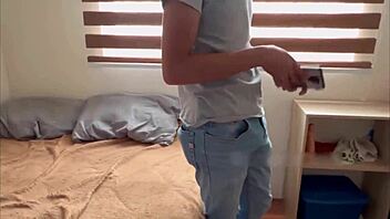 Young student trades ass for better grades in gay scenes