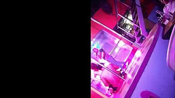 Dancing at the night club in Ecuador.