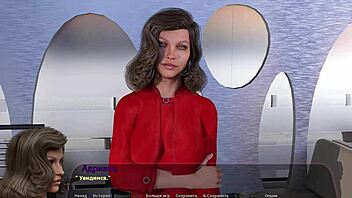 Haley’s story continues with a hot cowgirl sex scene in a video game