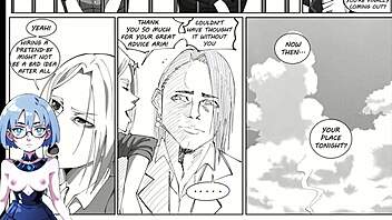 Girls night out turns into futanari hentai fun?